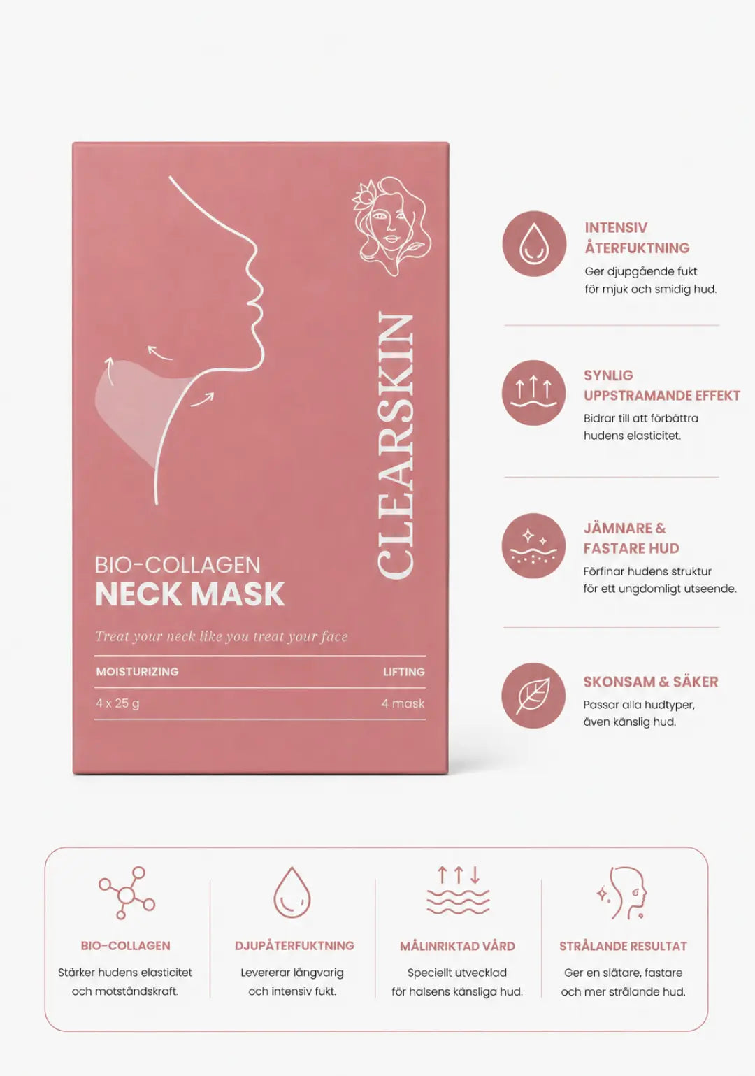 Bio-Collagen Neck Mask Clearskin